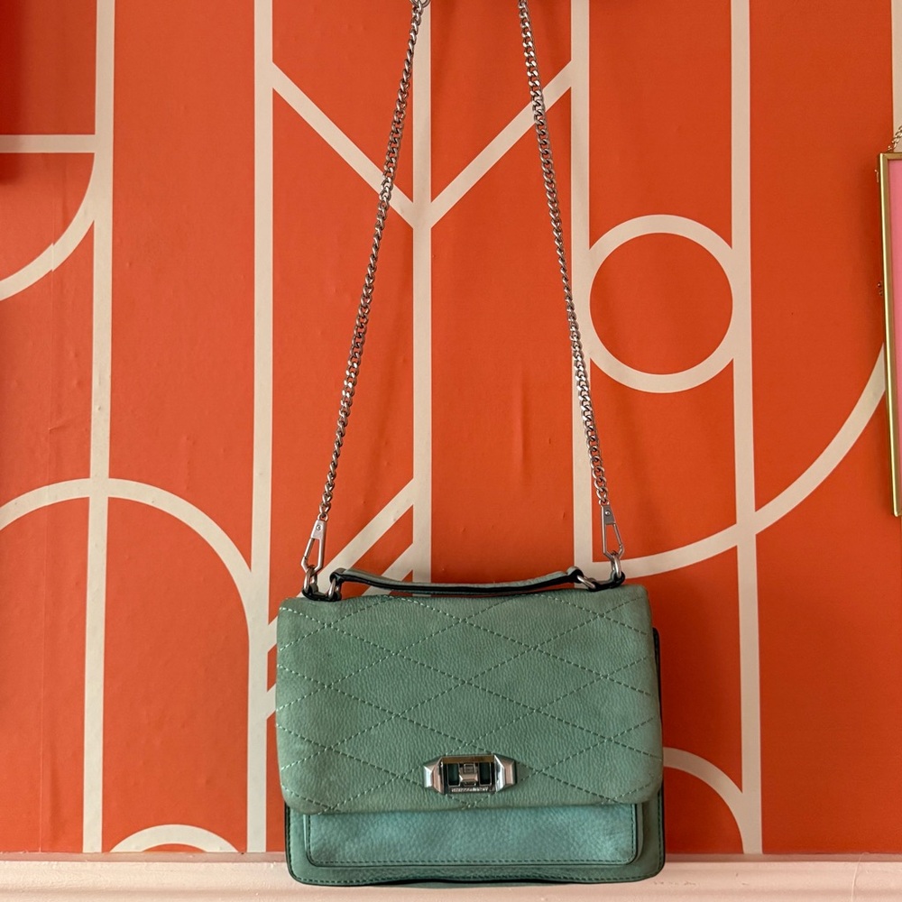 Rebecca Minkoff Je T'aime medium crossbody bag.